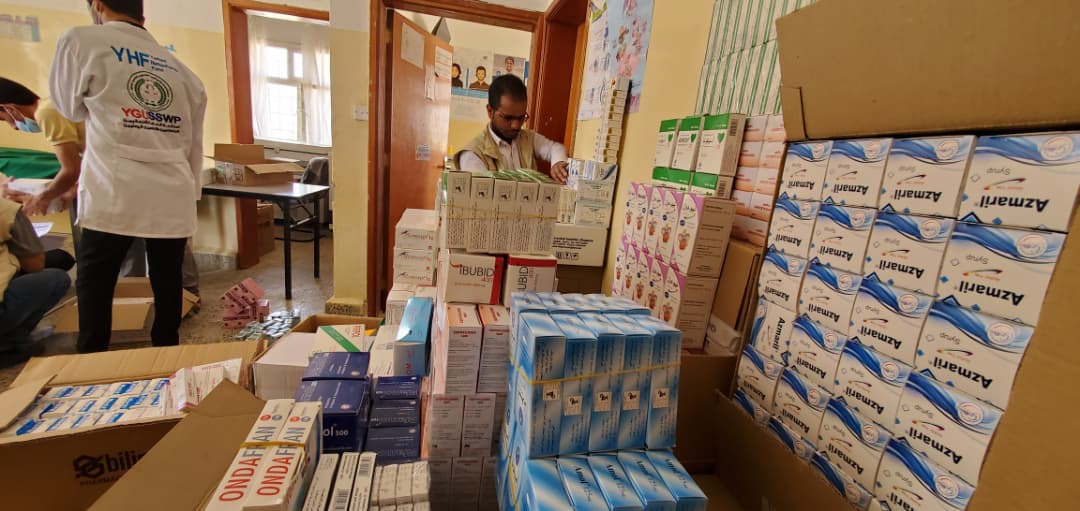 صرف المرحلة الثانية من الأدوية الطبية – المرافق الصحية المستهدفة بمديرية مجزر، محافظة مأرب